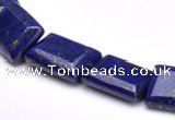 CLA05 Rectangle deep blue dyed lapis lazuli 12*16mm stone beads