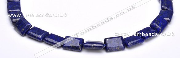 CLA05 Rectangle deep blue dyed lapis lazuli 12*16mm stone beads