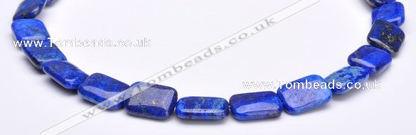 CLA06 Blue 13*18mm rectangle dyed lapis lazuli gemstone beads