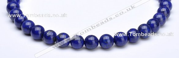 CLA09 6mm round deep blue dyed lapis lazuli beads wholesale