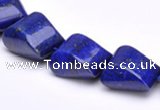 CLA30 14*18mm deep blue dyed lapis lazuli gemstone beads