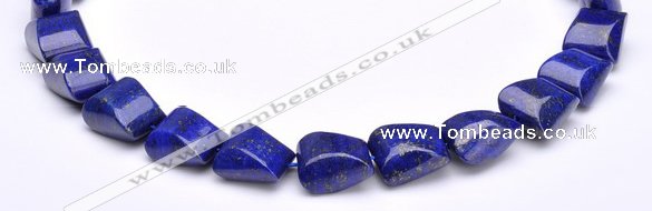 CLA30 14*18mm deep blue dyed lapis lazuli gemstone beads