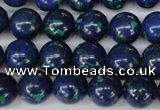 CLA404 15.5 inches 12mm round synthetic lapis lazuli beads