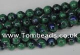 CLA479 15.5 inches 6mm round synthetic lapis lazuli beads