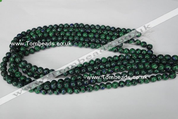 CLA480 15.5 inches 8mm round synthetic lapis lazuli beads