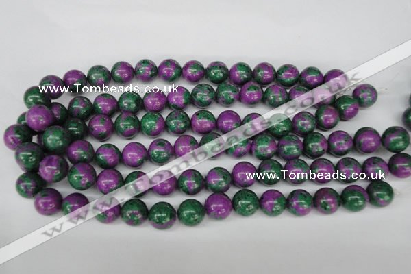 CLA493 15.5 inches 14mm round synthetic lapis lazuli beads