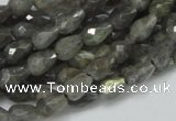 CLB08 16 inches 6*8mm faceted teardrop labradorite beads wholesale