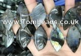 CLB1004 15.5 inches 18*35mm - 25*45mm marquise labradorite beads