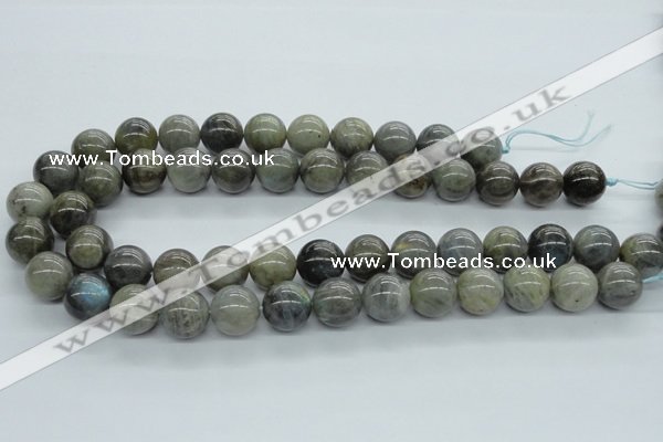 CLB103 15.5 inches 16mm round labradorite gemstone beads wholesale