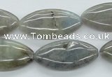 CLB110 15.5 inches 15*30mm marquise labradorite gemstone beads wholesale