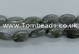 CLB111 15.5 inches 8*12mm oval labradorite gemstone beads wholesale