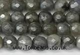 CLB1125 15 inches 6mm faceted round AB-color labradorite beads