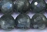 CLB1146 15 inches 8mm faceted round labradorite gemstone beads