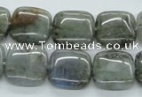 CLB116 15.5 inches 16*16mm square labradorite gemstone beads wholesale