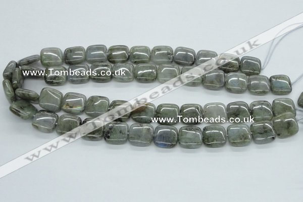 CLB116 15.5 inches 16*16mm square labradorite gemstone beads wholesale