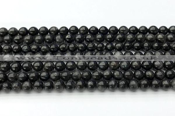 CLB1166 15 inches 6mm round hornblende beads