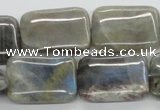 CLB124 15.5 inches 18*25mm rectangle labradorite gemstone beads wholesale