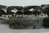 CLB126 15.5 inches 13*18mm faceted rectangle labradorite gemstone beads