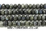CLB1287 15.5 inches 13*18mm faceted rondelle labradorite beads