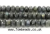 CLB1288 15.5 inches 12*20mm faceted rondelle labradorite beads