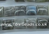 CLB132 15.5 inches 12*12mm square labradorite gemstone beads