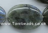 CLB137 15.5 inches 30*40mm oval labradorite gemstone beads