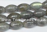 CLB151 15.5 inches 10*16mm rice labradorite gemstone beads