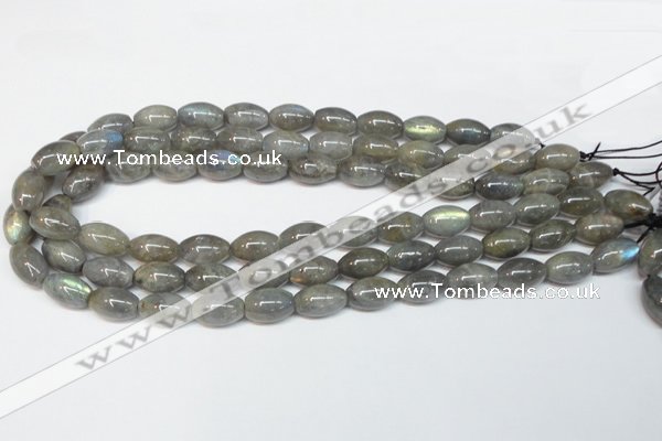 CLB151 15.5 inches 10*16mm rice labradorite gemstone beads