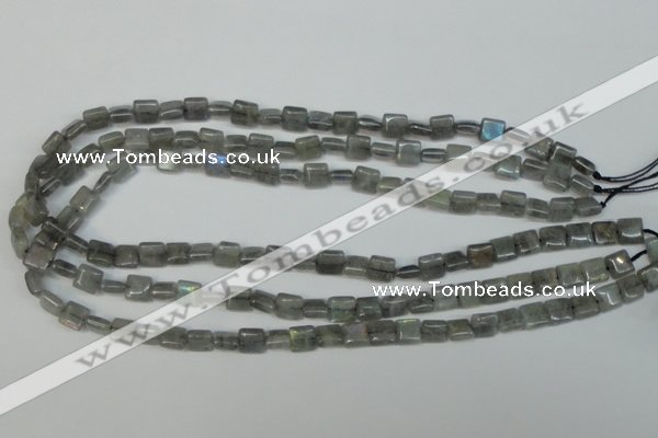 CLB161 15.5 inches 8*8mm square labradorite gemstone beads