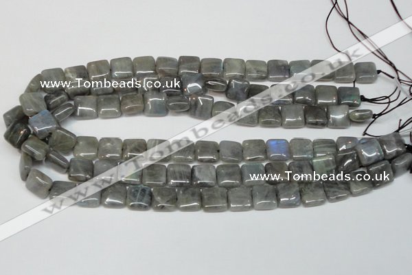 CLB162 15.5 inches 10*10mm square labradorite gemstone beads