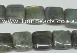 CLB164 15.5 inches 14*14mm square labradorite gemstone beads