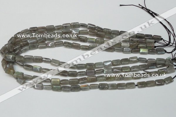 CLB165 15.5 inches 7*10mm rectangle labradorite gemstone beads