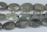 CLB187 15.5 inches 10*14mm faceted oval labradorite beads