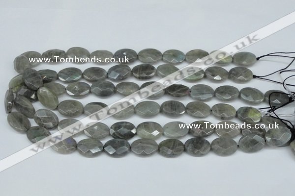 CLB188 15.5 inches 13*18mm faceted oval labradorite beads