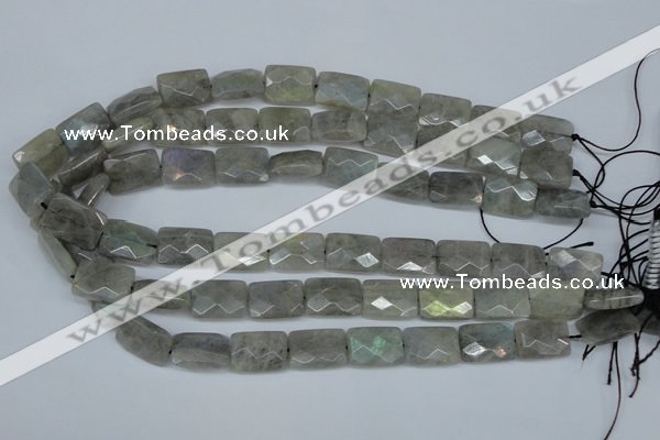 CLB197 15.5 inches 13*18mm faceted rectangle labradorite beads