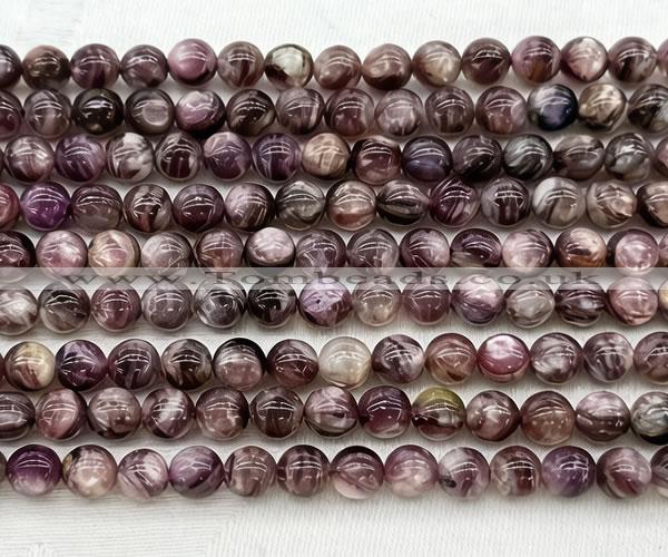 CLB2025 15 inches 6mm round natural lepidolite gemstone beads