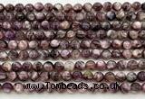 CLB2025 15 inches 6mm round natural lepidolite gemstone beads