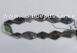 CLB220 15.5 inches 18*25mm - 25*35mm freeform labradorite beads