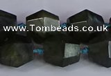 CLB233 15.5 inches 13*15mm - 15*17mm faceted nuggets labradorite beads