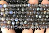 CLB1256 15 inches 6mm round labradorite gemstone beads