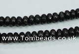 CLB300 15.5 inches 3*6mm rondelle black labradorite gemstone beads