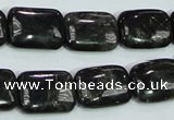 CLB310 15.5 inches 13*18mm rectangle black labradorite gemstone beads