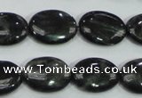 CLB312 15.5 inches 13*18mm oval black labradorite gemstone beads