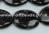 CLB313 15.5 inches 22*30mm oval black labradorite gemstone beads