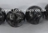 CLB358 15.5 inches 20mm round black labradorite beads wholesale