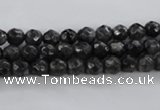 CLB360 15.5 inches 6mm faceted round black labradorite beads wholesale