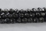 CLB361 15.5 inches 8mm faceted round black labradorite beads wholesale