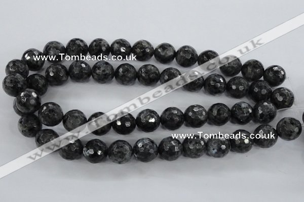 CLB362 15.5 inches 10mm faceted round black labradorite beads wholesale