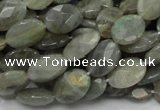 CLB41 15.5 inches 10*14mm faceted oval labradorite gemstone beads