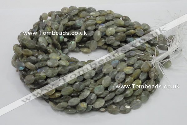 CLB41 15.5 inches 10*14mm faceted oval labradorite gemstone beads
